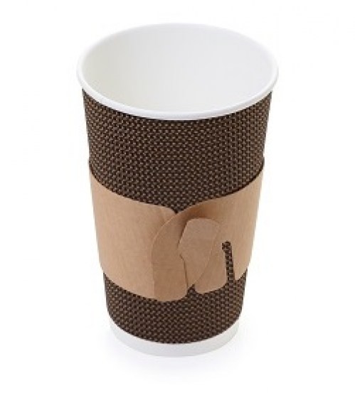Cup Keeper (Χάρτινο Δαχτυλίδι Kraft Ρυθμιζόμενο, για Χάρτινα Ποτήρια Ζεστού Ροφήματος)